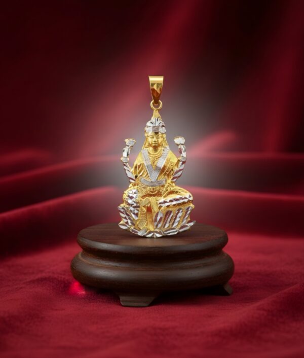 Two Tone Lakshmi Pendant