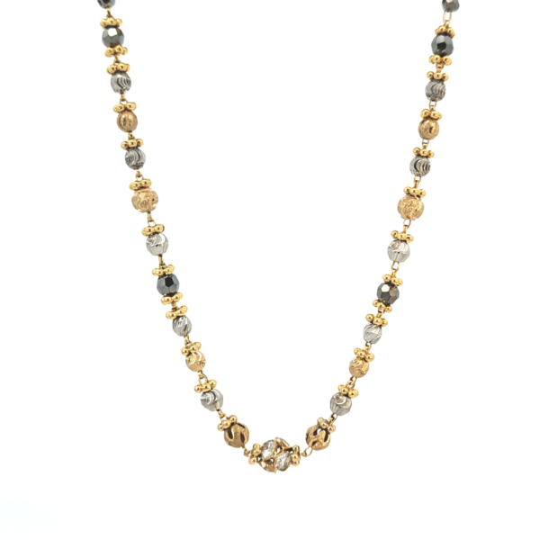 Grey Bead Mangalsutra Neckchain(DL25)