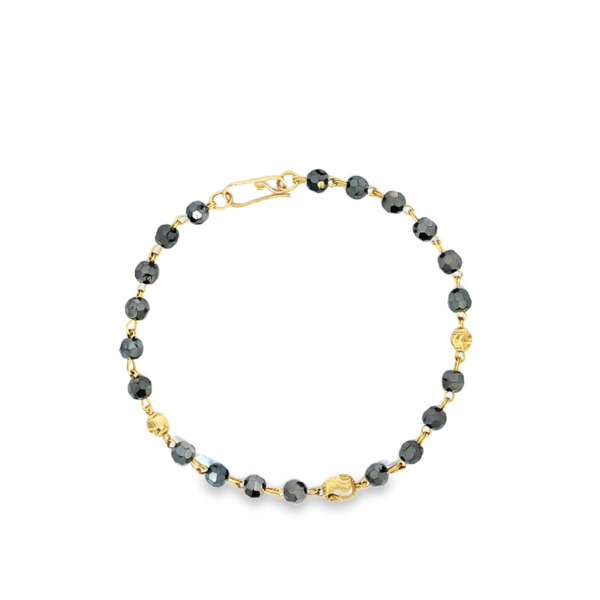 Grey Bead Mangalsutra Handchain(UV2)