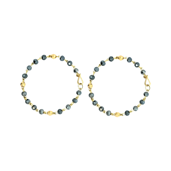 Grey Bead Baby Mangalsutra-Poo6