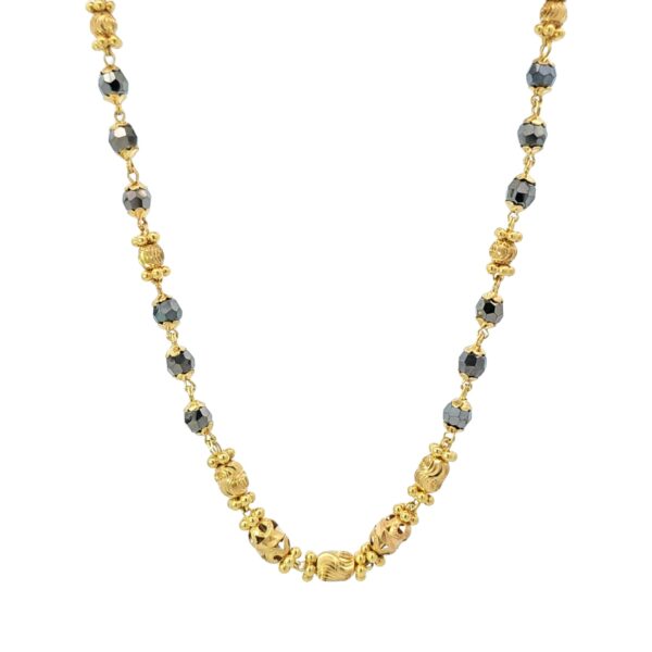 Grey Bead Mangalsutra Neckchain(DL5)