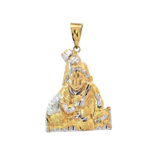 Two Tone Baby Krishna Pendant