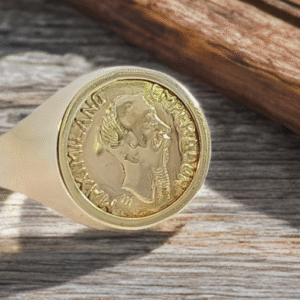 Pesso Coin Gents Ring