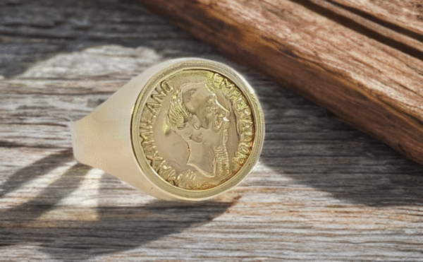 Pesso Coin Gents Ring