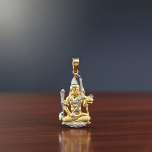 Two Tone Shiva Pendant