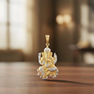 Two Tone Ganesha Pendant