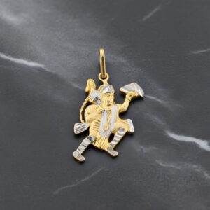 Two Tone Hanuman Pendant