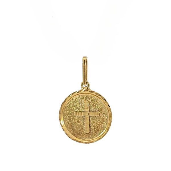Cross Disc Pendant