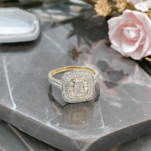 Ladies Diamond Cluster Ring