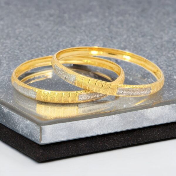 Ladies Two-Tone Bangles[STB1]