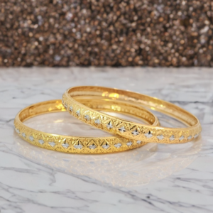 Ladies Two-Tone Bangles[STB3]
