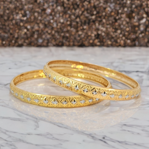 Ladies Two-Tone Bangles[STB3]