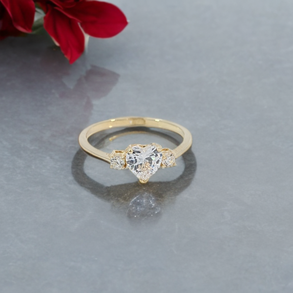 Cubic Zirconia Ladies Dress Ring