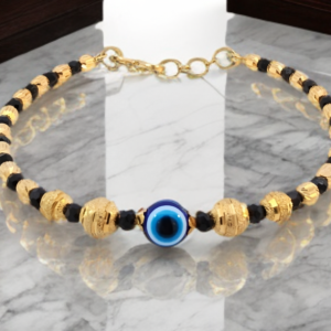 Evil Eye Black bead Bracelet
