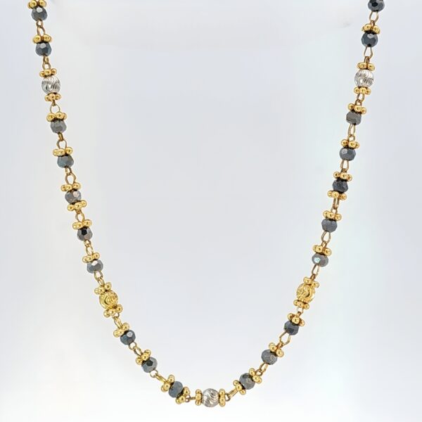 Grey Bead Mangalsutra