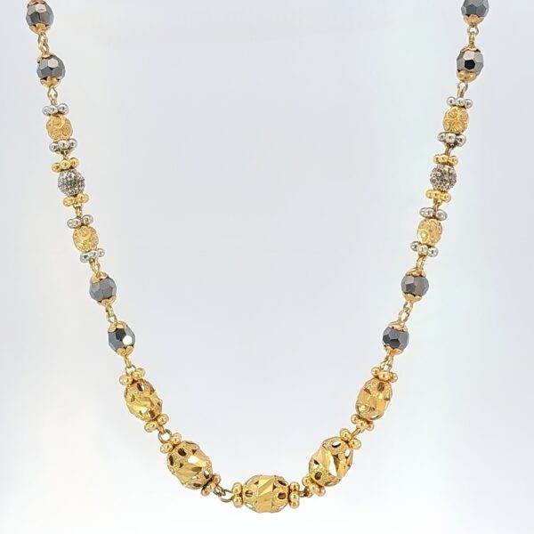 Grey Bead Two-Tone Mangalsutra - Image 2
