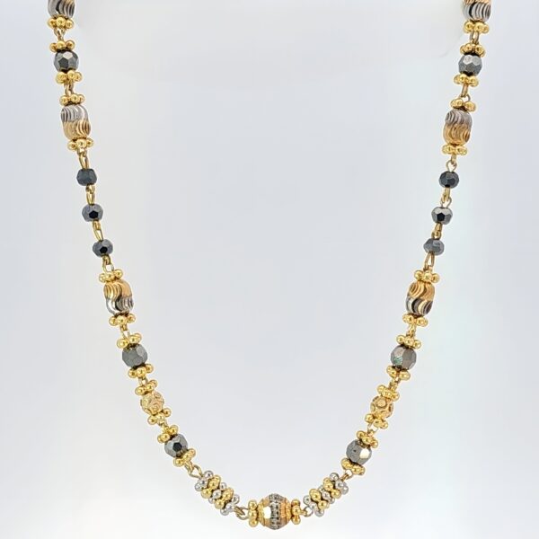 Grey Bead Two-Tone Mangalsutra - Image 2