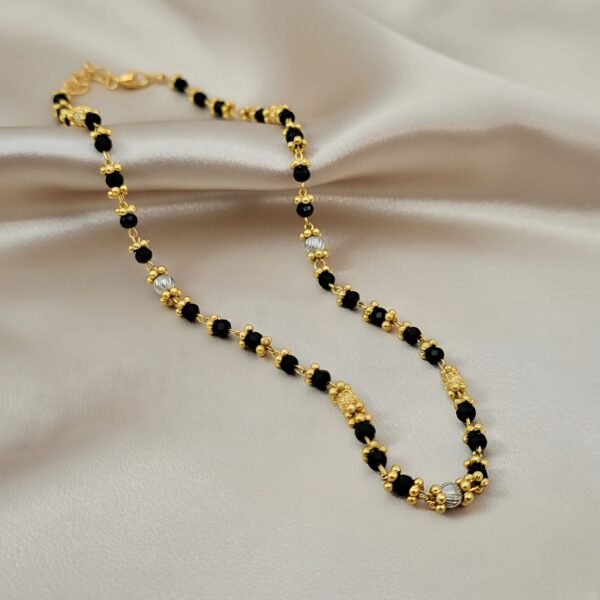 Black Bead Two-Tone Mangalsutra[DL26]