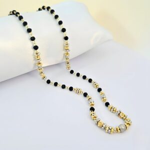 Black Bead Two-Tone Mangalsutra[DL22]