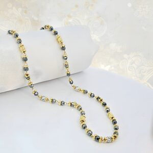 Grey Bead Mangalsutra