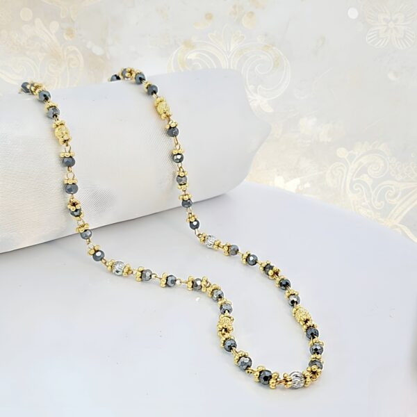 Grey Bead Mangalsutra