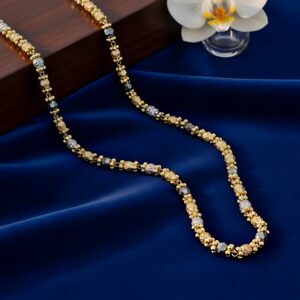 Graceful Two-Tone Grey Bead Mangalsutra[DL10]