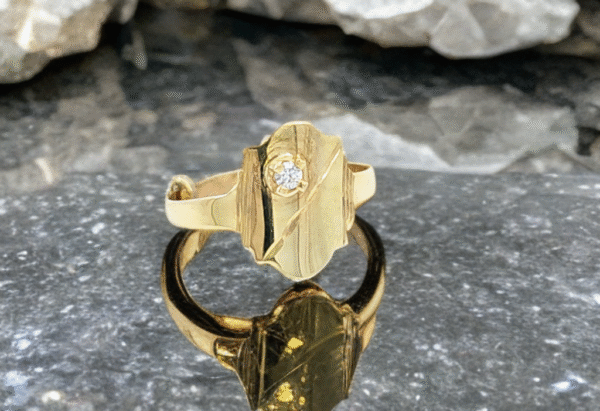 Cubic Zirconia Adjustable Baby Ring
