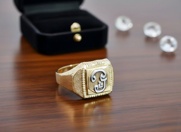 Tamil Aum Gents Ring