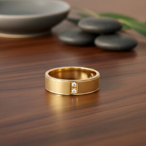 Gents Cubic Zirconia Band