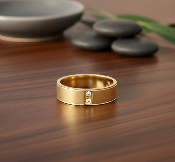 Gents Cubic Zirconia Band