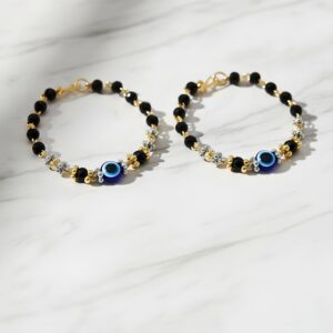 Evil Eye Black Bead Baby Handchain