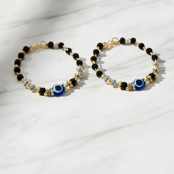 Evil Eye Black Bead Baby Handchain