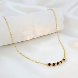 Fancy Black Bead Mangalsutra[DL79]