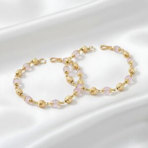 Luminous Pink Bead Baby Handchain