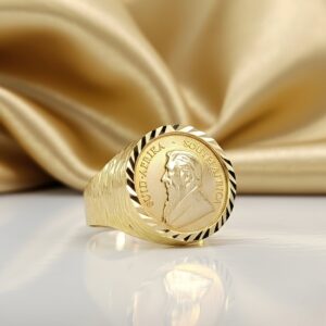 Legendary 1/10th Kruger Coin Gents Ring