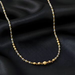 Fancy Clear Bead Neckchain