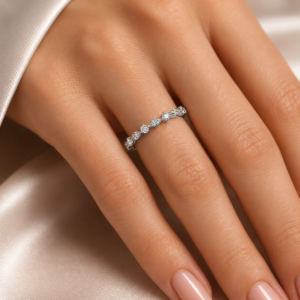 Sparkling Ladies Diamond Band