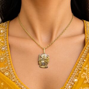 Two-Tone Narasimha Pendant