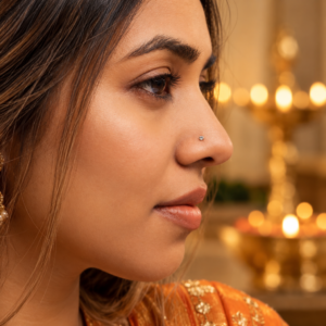 Simple Cubic Zirconia Nose Stud