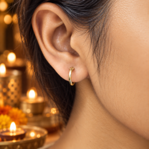 Sleek Plain Polished Hoops