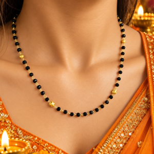 Classic Black Bead Mangalsutra